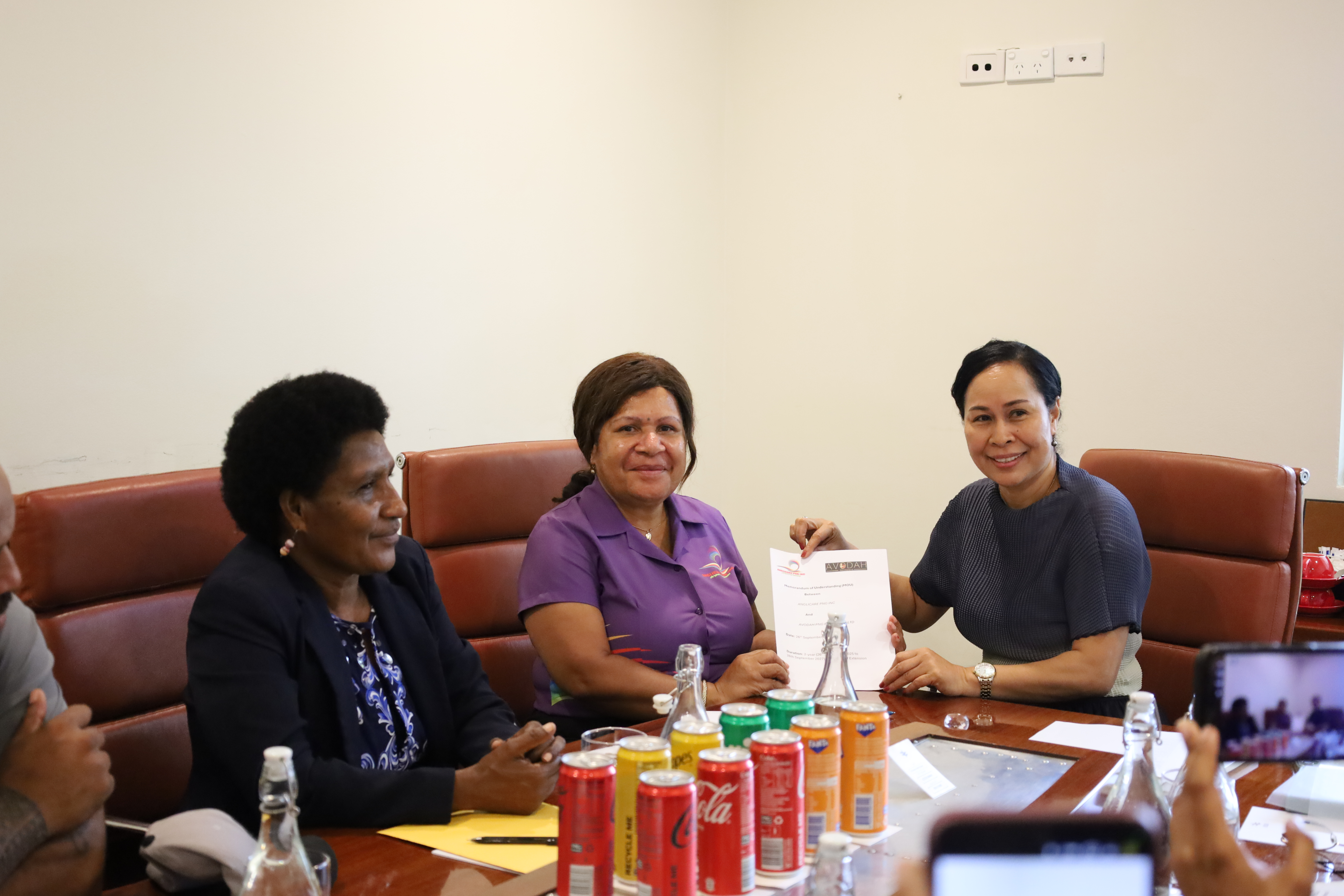 Avodah PNG and Anglicare PNG partnership signing